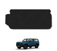 Toyota Land Cruiser (2024+) (7 Seats Short Boot) Boot Liner Premium Tufted Carpet Tailored Fit Car Floor Boot Mat Black Binding Protector Durable Non Slip Compatible Custom Fit Accessory