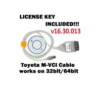 Toyota Mini VCI OBD Cable with Techstream 16.30.013 (2021) Diagnostic Software + License Key - J2534, 32/64-bit Drivers for Toyota/Lexus/Scion