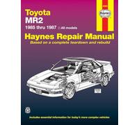 Toyota MR2 (85 - 87): 1985 Thru 1987 (Book No. 1339)
