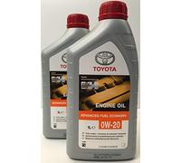 Toyota Original Synthetic Engine Oil 0W-20 Hybrid Engines, 2 Litres Pack