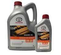 Toyota Original Synthetic Engine Oil 0W-20 Hybrid Engines, 6 Litre Pack