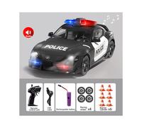 (Toyota police car) Cross Border Ae86 Drift High Speed Remote Control Car Racing Light Charging Dynamic Sports Car Model
