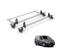 Toyota Proace City Roof Rack For 2020+ Long (L2) 2X Bars + Roller - Rhino Fleet Only Fits Long (L2) Wheelbase