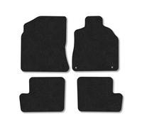Toyota Rav4 (2000-2006) Premium Car Mats Accessories Tailored Fit Tufted-Pile Carpet Black Trim Non-Slip Floor Mats Full Coverage Compatible Accessory Full Front & Rear Set Hand-Finished with Clips