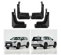TOYOTA RAV4 2026+ MUDFLAPS SET OF 4 FRONT/REAR MUDFLAPS FITTING FITTINGS BLACK WHE