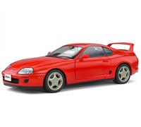 Toyota Supra MK4 A80 1993 Renaissance red diecast model car 07601 Solido 1:18