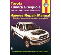 Haynes – Toyota Tundra (2000–2006) & Sequoia (2000–2007) Repair Manual – 2WD/4WD Models – Paperback