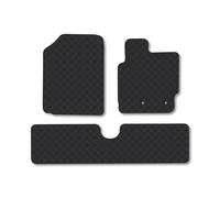 Toyota Urban Cruiser (2009+) [2Wd] Rubber Car Mats Accessories Tailored Fit Compatible Accessory Waterproof Protection Non-Slip Floor Mats Full Coverage Durable Front Rear Set Coverage with Clips