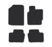 Toyota Urban Cruiser (2009+) [4Wd] Rubber Car Mats Accessories Tailored Fit Compatible Accessory Waterproof Protection Non-Slip Floor Mats Full Coverage Durable Front Rear Set Coverage with Clips