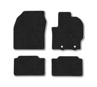 Toyota Yaris (2020+) Hybrid Premium Car Mats Accessories Tufted-Pile Carpet Grey Trim Tailored Fit Non-Slip Floor Mats Compatible Full Front & Rear Set Full Coverage Hand-Finished Accessory