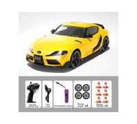 (Toyota Yellow) Cross Border Ae86 Drift High Speed Remote Control Car Racing Light Charging Dynamic Sports Car Model