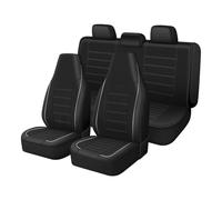 TOYOUN Classic Universal PU Leather Car Front Seat Covers Bucket Seat Cover - Fit Most Cars, Trucks, SUVS, or Vans 2 PCS Gray Trim Auto Seat Covers Set Car Seat Protector for All Seasons, Gray