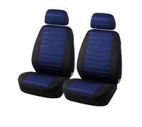 TOYOUN Front Pair Car Seat Covers Universal Fit Front Seat Covers Jacquard Cloth Auto Seat Covers Set for Most Sedans, Vans, SUVs, Trucks, Car Seat Protector Airbag compatible, Blue