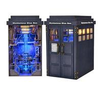 TOYQI Book Nook Kit, DIY Miniature Dollhouse Kit for Adults and Teens, Booknook Tiny House Kit Bookshelf Decoration 3D Wooden Puzzle Bookend