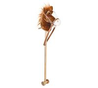 Toyrific 99 cm Hobby Horse Toy with Sounds, Strong Grip Handles and Wheels, Dark Brown