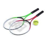 Toyrific Baseline Junior 2 Player Tennis Rackets, Lightweight Kids Tennis Set with Carry Bag & Ball, Outdoor Sports Game for Beginners, Fun Family Activity for Ages 5+