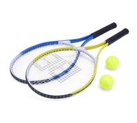 Toyrific Baseline Tennis Racket Set with Carry Bag, Outdoor Recreational Sport Game