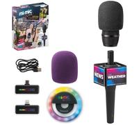 TOYRIFIC Mi-Mic TY6629 Portable Karaoke Microphone & Live Media Maker Kit - Black