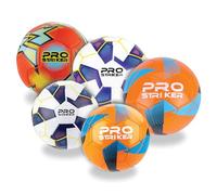 Toyrific Pack Of 5 Mixed Sized Pro Striker Footballs, Soccer Training - Assorted Colours