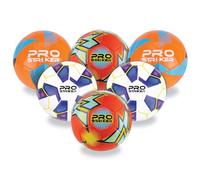Toyrific Pack Of 6 Size 5 Pro Striker Footballs, Soccer Training - Assorted Colours
