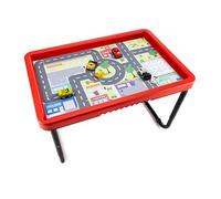 Toyrific Play Tray with City and Race Play Mat Set