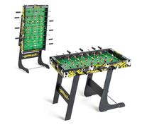 Toyrific Powerplay 3Ft Folding Football Table, Mini Table Football Game, Black, 3Ft