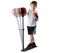 Toyrific Punch Bag with Gloves, Adjustable Boxing Set and Punching Ball, Freestanding for Kids Boys and Girls and Beginners