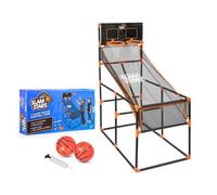 Toyrific Slam Stars Kids Basketball Game, 2 Player Indoor Outdoor Set With Shoot Hoop Backboard