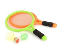 Toyrific Wooden Effect 38cm Racket Set Toyrific Multicolor