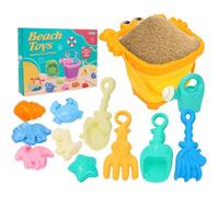 Toys 12 Piece Collection, Dependable ABS Material, Engaging Shovel Bundle Creative Building Backyard Fun Birthday Gift Pool Party Favor Camping Portable Storage Bag