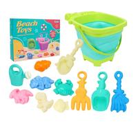 Toys 12 Piece Collection, Dependable ABS Material, Engaging Shovel Bundle Creative Building Backyard Fun Birthday Gift Pool Party Favor Camping Portable Storage Bag Dependable Design