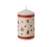 Villeroy & Boch - Winter Specials candle “Gifts and Toys” M, decorative Christmas candle for your festive table, wax, 7 x 12 cm