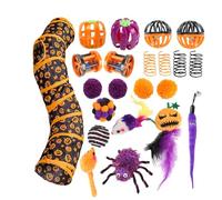 Toys - Foldable Cat with Polyester Tube Toys Halloween -Design | Whole Child Play Furniture for Apartment Balcony Room | Space -a