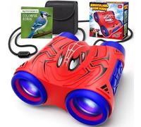 Toys for 3-12 Year Old Boys, Binoculars Kids with Compass & Bird Watching Manual, Spider Toy Gifts for Boys Age 3 4 5 6 7 9, Educational Toddler Kids Toy Christmas Birthday Present Outdoor Travel Game