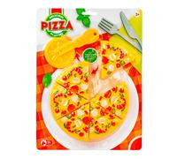 Toys For A Pound | Kids Pizza Slicing Food Playset Including Full Pizza and Pizza Cutter