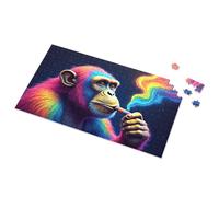 Toys For Ages 2-4 Rainbow Monkey Smoking In Space Picture Puzzle Toys For Ages 2-4 Outfoxed Game For Kids(300PCS)