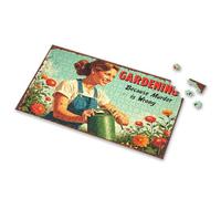 Toys For Ages 8-13 Gardening Because Murder Is Wrong Picture Puzzle 100 Piece Puzzles For Kids Puzzle Books For Adults(1000PCS)