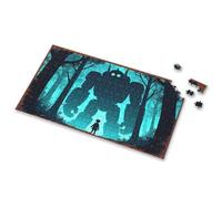 Toys For Ages 8-13 Silent Encounter: A Child Meets A Giant In The Forest Picture Puzzle Puzzle Board Puzzle Board(1000PCS)