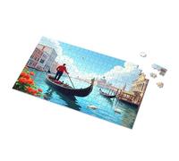 Toys For Boys 4-6 Gondolier On The Grand Canal, Venice Picture Puzzle Easter Gifts Puzzle(500PCS)