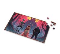 Toys For Boys 4-6 Happy Halloween Spooky Halloween Skulls Picture Puzzle Puzzle Books For Adults 1000 Piece Puzzles(300PCS)