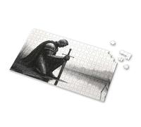 Toys For Boys 6-8 Knight Kneeling By A Lake, Holding A Sword Picture Puzzle 3 Year Old Girl Gifts Activity Books For Kids Ages(500PCS)