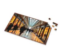 Toys For Boys 6-8 Shoppers Stroll Through Warmly Lit Arcade Picture Puzzle Easter Gifts Puzzle Books For Adults(500PCS)