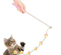 Toys for Cats - Self Playing Interactive Fruit Design Play Stick | Wooden Plague Sticks For Cats | For Indoor Play, Kittens, Birds, Mice And Against Boredom