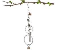 Toys for Cockatiels Inside the Cage, Safe Sound Ring in Stainless Steel, Robust for Parrot Cages - for Parrots Macaw Cockatoo Cockatoo Cockatiels Finches Indoor Play External