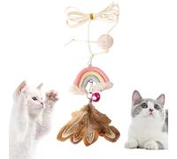 Toys for - Easy Cleanness Indoor Cats, Compact, Cat Toy, Retractable Door, Interactive Swing Hanging Int. | Multipurpose Outdoor Indoor Utility Multifunctional