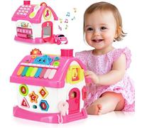 Toys for Girls from 1 Year: Montessori Musical Toy for Toddlers from 1 to 2 to 8 in 1, Multifunctional Learning Toy for Home, 6-12-18 Months, First Gift