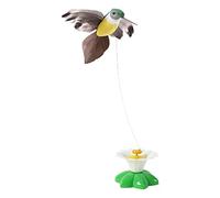 Toys For Indoor Cats Wand Toy Gifts 360 Rotating Auto Interactive M6G2 Playin Bird Battery Toy Butterfly Dancing