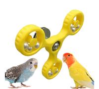Toys for Parakeets, Fun Rotary Windmill for Cage, Chew Accessory for Birds - for Enrichment and Fighting Boredom of Parakeets, Cockatiels, Lovebirds and Aras