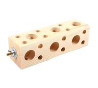 Toys For The Birdcage - Enrichment Funny Wooden - Chipper Toy Chewing Blocks,For Entertainment Training And Game Of Parakeets Conures Agapornises Parrot Madines And Macaws