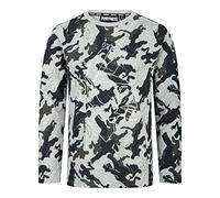 Toys & Gamers | Fortnite | Long Sleeve Top | Boys Grey Camo | T-Shirt | Age 8 | 128